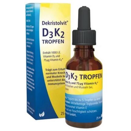 Carence en vitamine D et K - Dekristolvit D3K2 Tropfène,