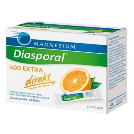 Muscle cramps and spasms — Diasporal® Magnesium 400 EXTRA direct Orange,