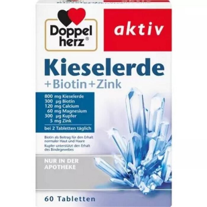 Ломкость волос — DOPPELHERZ Silica+Biotin+Zinc,