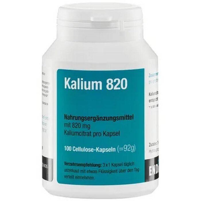 Дефицит калия, влияющий на мышцы и нервы – Endima® Potassium 820,