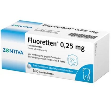 Weak tooth enamel – Fluoretten® 0.25 mg,