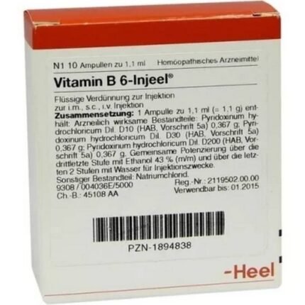 Support for the nervous system — Heel VITAMIN B6 INJEEL,
