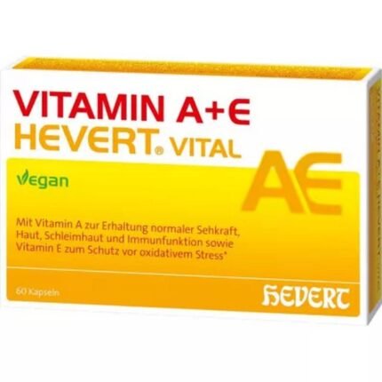 Soutien de la santé de la peau et des yeux — Hevert VITAMIN A+E,