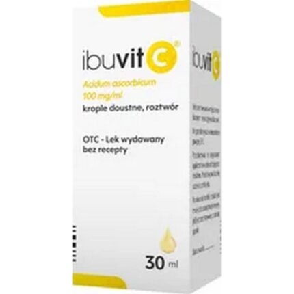 Carence en vitamine C causant une immunité affaiblie – Ibuvit C oral drops 30 ml,
