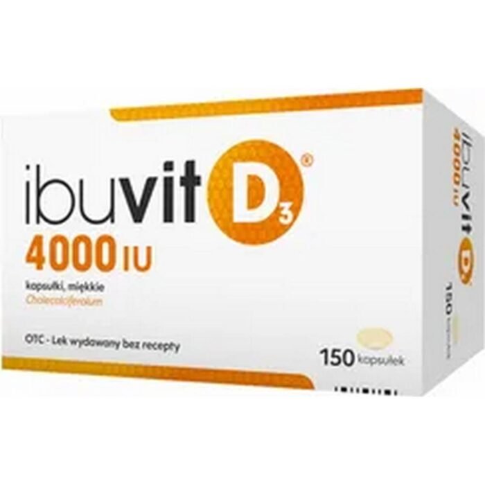 Vitamin D deficiency due to limited sun exposure - Ibuvit D3 4000 IU,