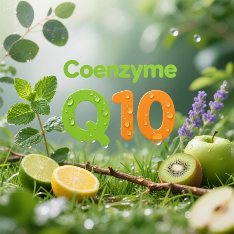 Doppelherz Coenzyme Q10 supplement bottle with heart and energy icons