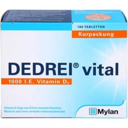 Support for bone health — MEDA Pharma DEDREI vital vitamin D3,