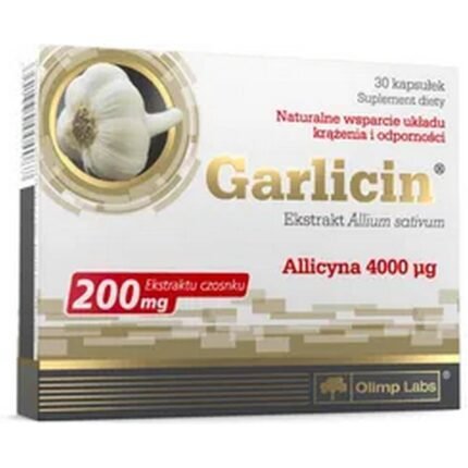 Strong odor associated with traditional garlic supplements-Olimp Garlicin Garlic,
