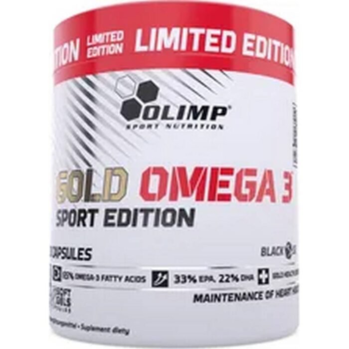 Apport insuffisant en oméga-3 pour les personnes actives - Olimp Gold Omega 3 Sport Edition,