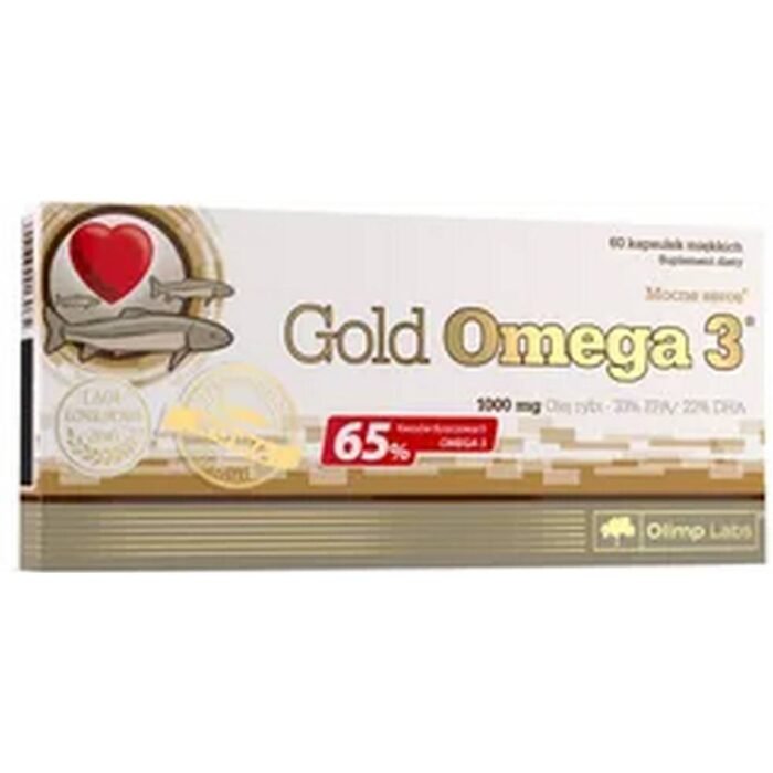 Ingesta insuficiente de ácidos grasos omega-3 - Olimp Gold Omega 3,
