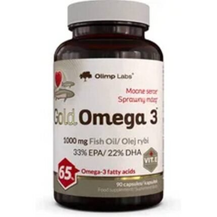 Low daily intake of omega-3 fatty acids-Olimp Gold Omega 3,
