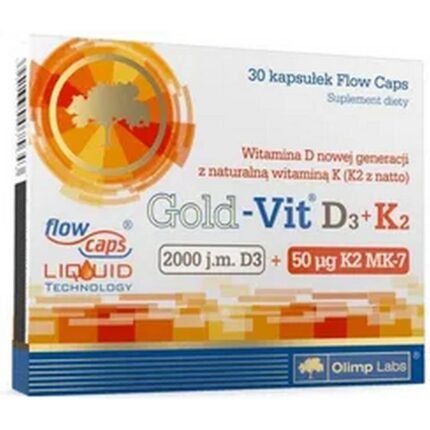 Дефицит витамина D, влияющий на прочность костей - Olimp Gold-Vit D3+K2 2000 IU,