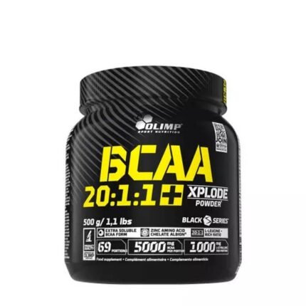 Inadequate BCAA intake for muscle recovery-Olimp Sport BCAA 20:1:1 Xplode Powder 500 g,