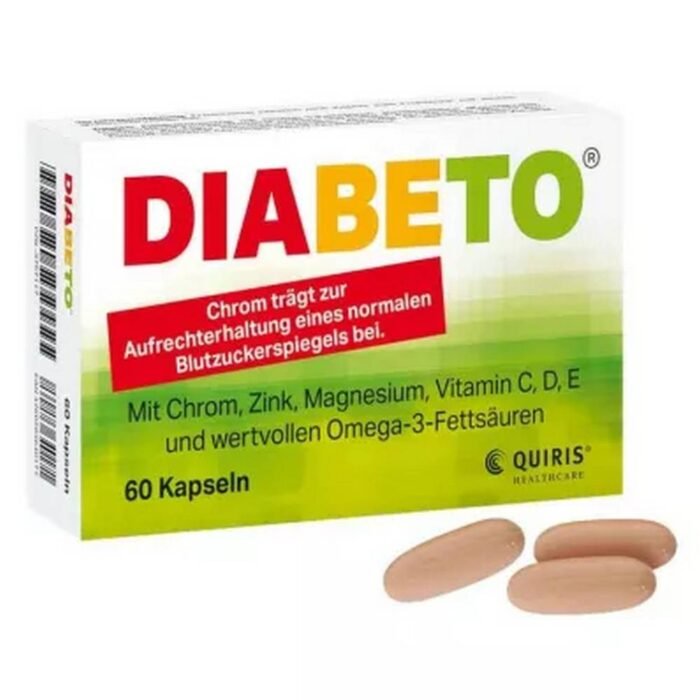 Support of normal blood sugar levels — Quiris DIABETO,