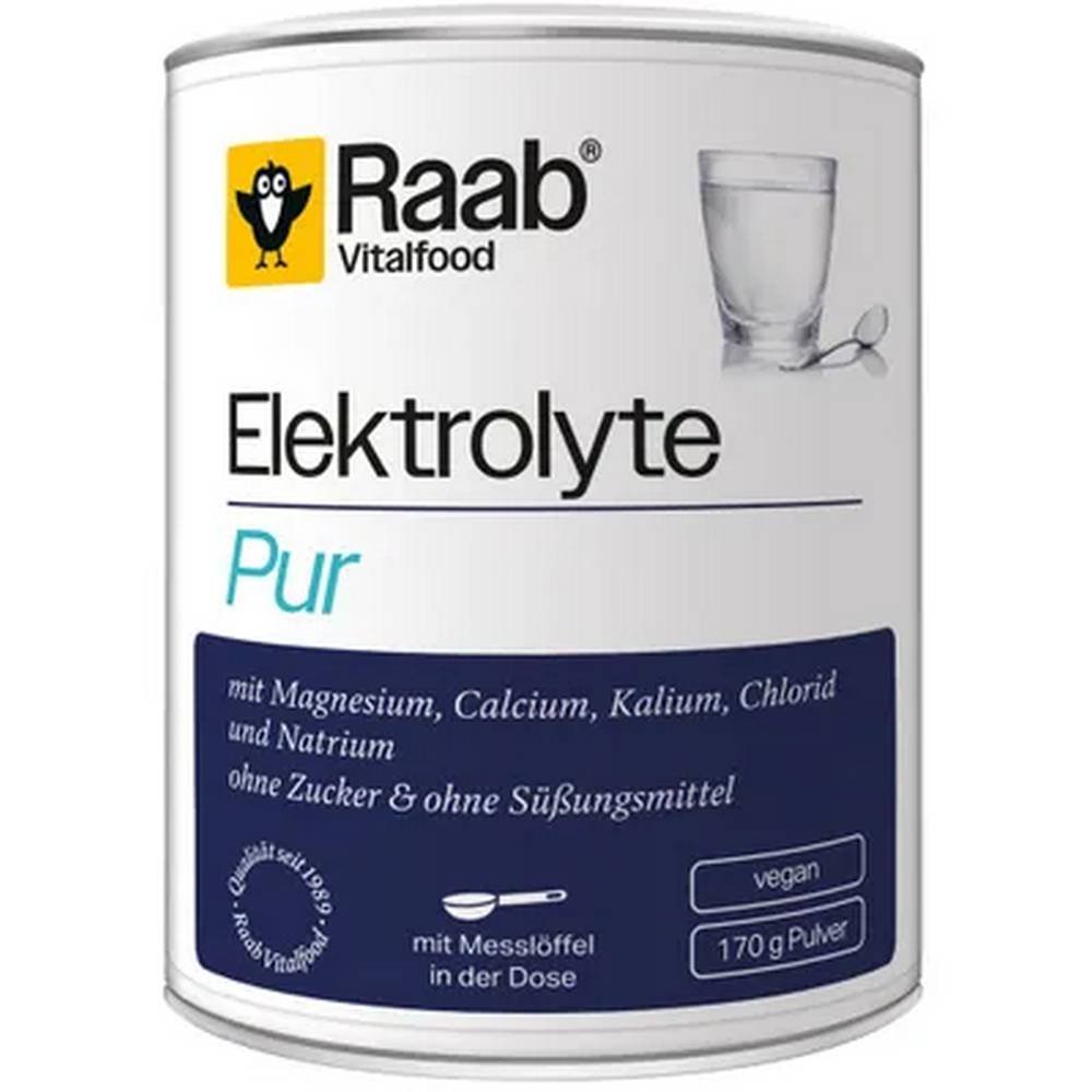 raab vitalfood® electrolytes pure 170g powder Perte d’électrolytes pendant l’activité physique – Raab Vitalfood Electrolytes Pure 170 g,