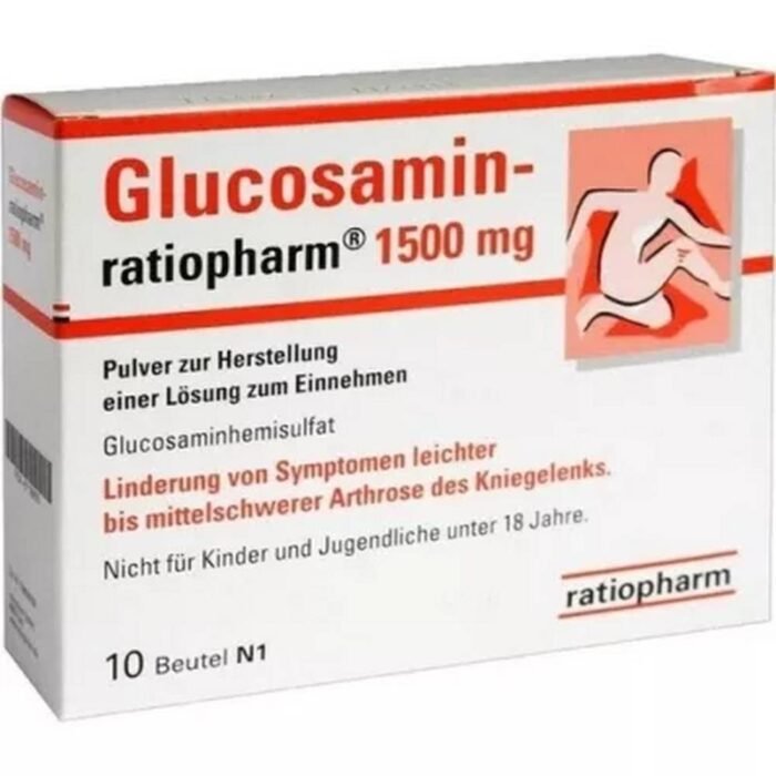 Боли и ограничение подвижности при артрозе коленного сустава — RATIOPHARM GLUCOSAMIN 1500 mg,