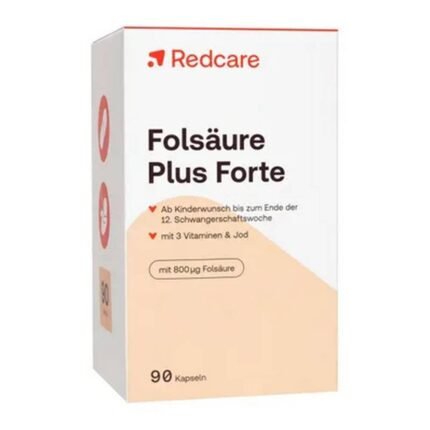 Supporting normal folic acid levels — Redcare Folic Acid Plus Forte,