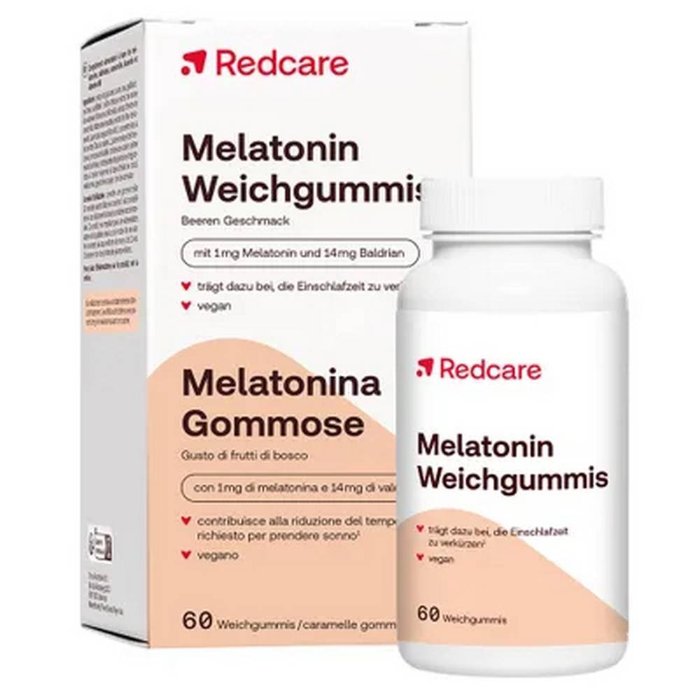 redcare melatonin soft gummies60 Dificultad para conciliar el sueño — Redcare Melatonin Soft Gummies,