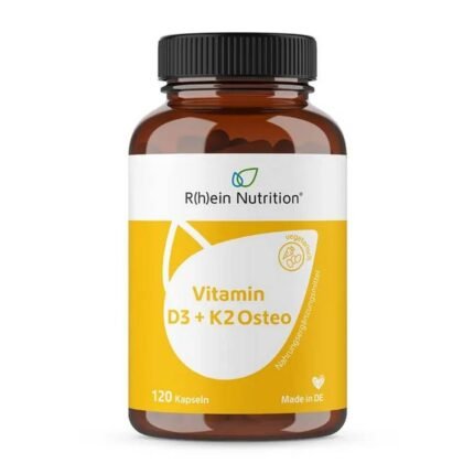 Carence en vitamine D et K-R(h)dans la nutrition Vitamine D3 + K2 Ostéo,