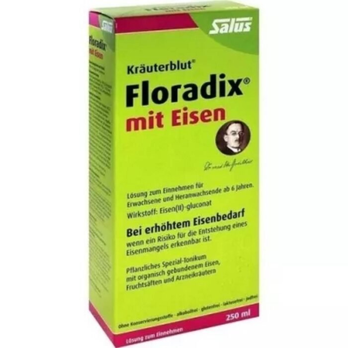 Prévention et traitement de l'anémie ferriprive — SALUS FLORADIX with iron oral solution,