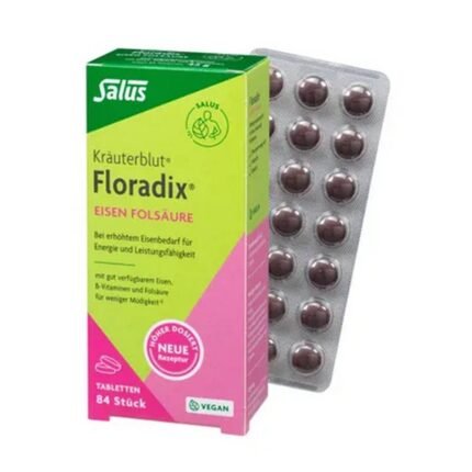Supporting normal iron levels — Salus Herbal Blood Floradix Iron Folic Acid,