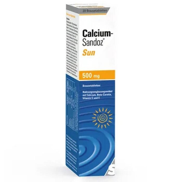 Дефицит кальция при повышенном воздействии солнца –Sandoz® Calcium-Sandoz® Sun,