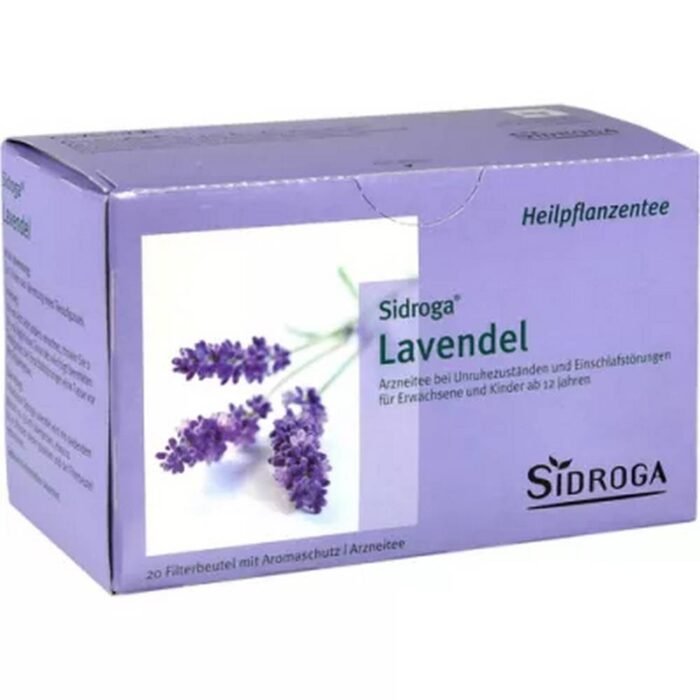 Réduction de l’anxiété — SIDROGA Lavender tea filter bag,