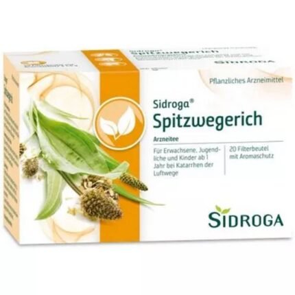 Cough relief — SIDROGA Ribwort Plantain Tea Filter Bags,