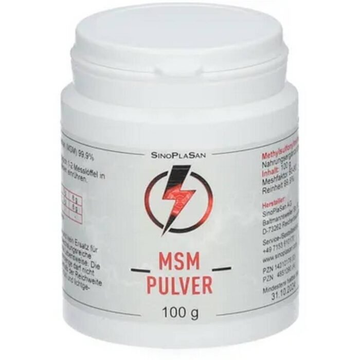 Alivio del dolor articular — SinoPlaSan MSM powder,