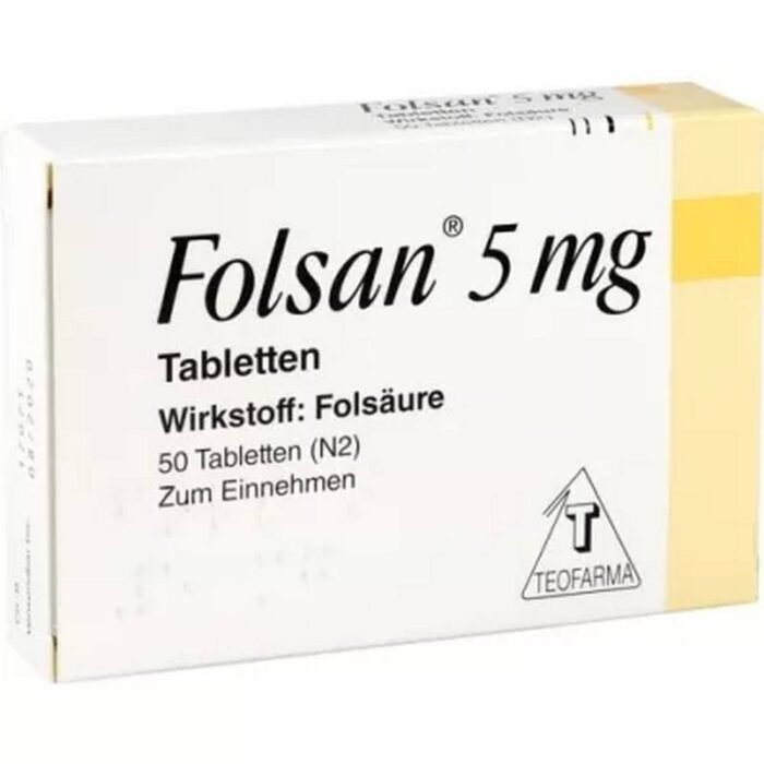 Folic acid deficiency — Teofarma FOLSAN 5 mg,