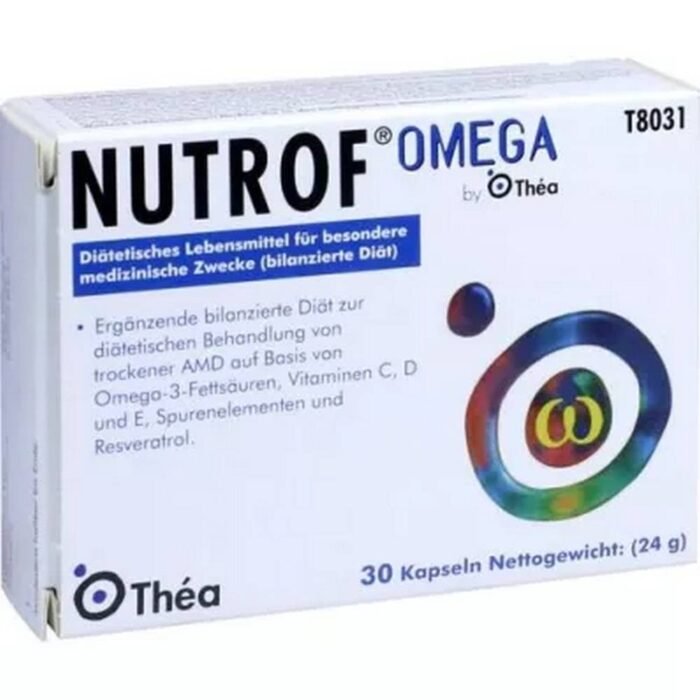 Sequedad e irritación ocular — Thea NUTROF Omega,