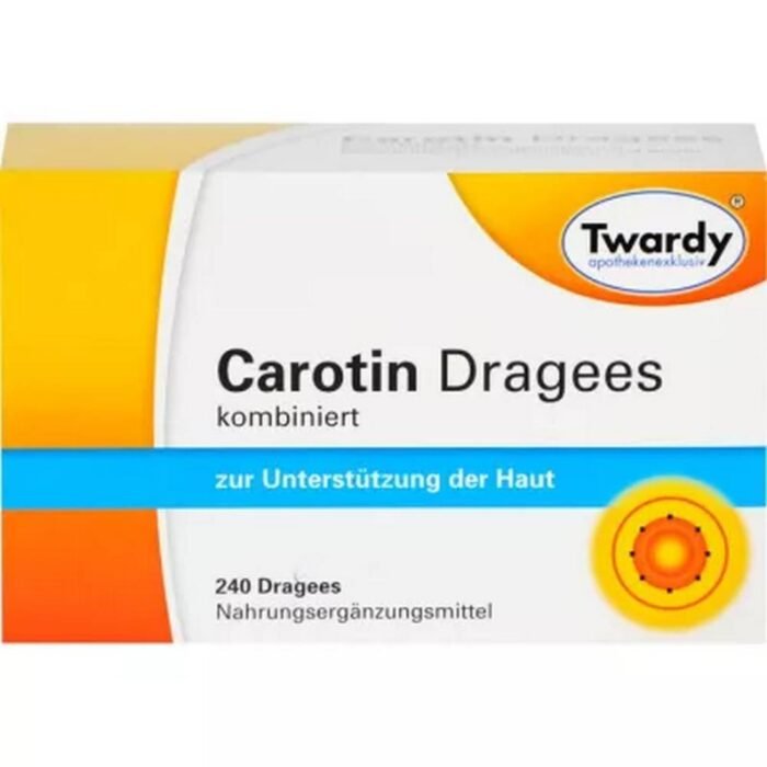 Protection of skin from photoaging — CAROTIN DRAGEES combined,