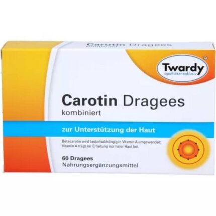 Protection of skin from photoaging — CAROTIN DRAGEES combined,