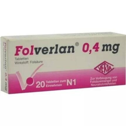 Folic acid deficiency — Verla FOLVERLAN 0.4 mg,