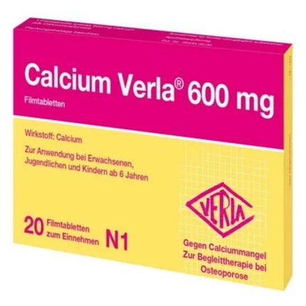 Déficit en calcium affectant la solidité des os – Verla® Calcium Verla® 600 mg,