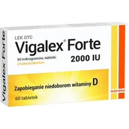 Carence en vitamine D due à une exposition limitée au soleil – Vigalex Forte 2000 IU,