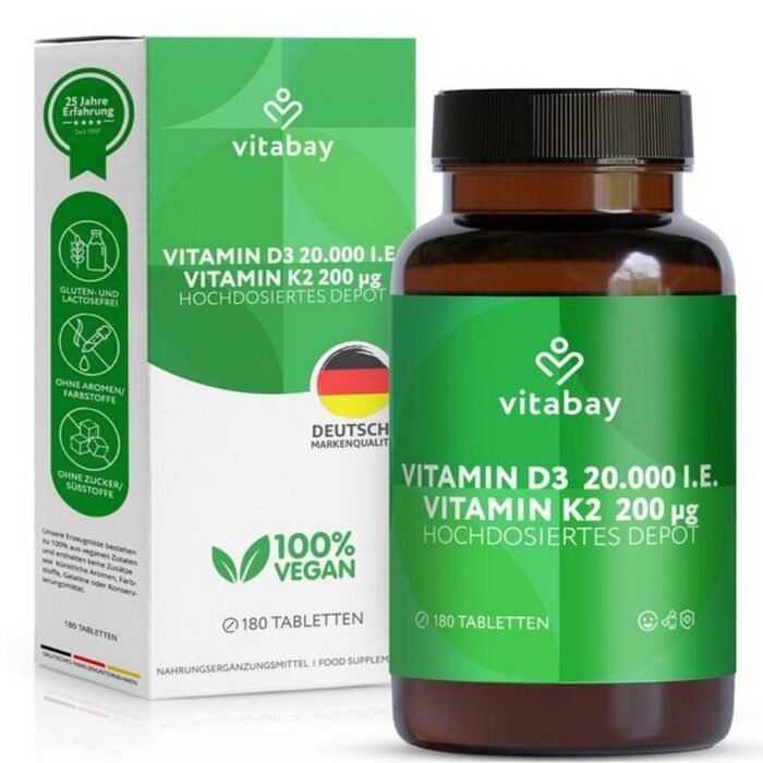 Дефицит витаминов D и K - EUNOVA D3 + K2 DuoProtect,