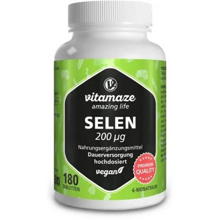 Дефицит селена – Vitamaze SELENIUM 200 µg high dose vegan,