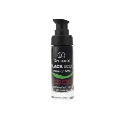 Pores visibles et grain de peau irrégulier - Dermacol, Base de maquillage Black Magic 20 ml.