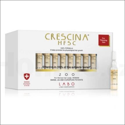 Stade initial de la calvitie – Crescina HFSC 100% (initial stage) Re-growth 200 For women 20×3.5ml