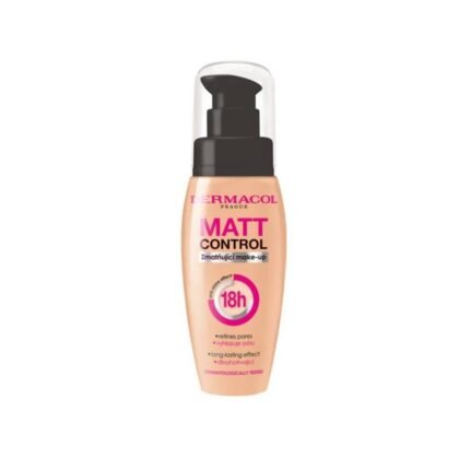 Excès de sébum et brillance sur la peau - Dermacol, Fond de teint matifiant 0,5 30 ml,