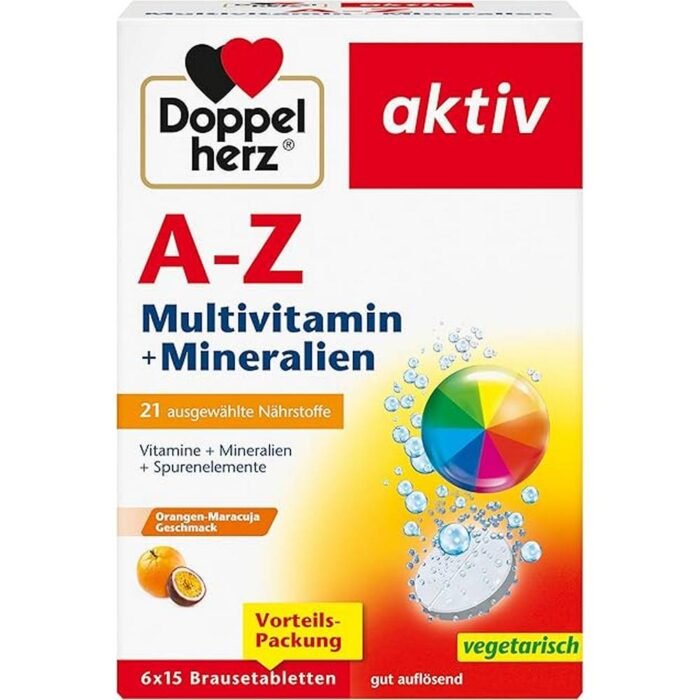 Fournit les nutriments essentiels quotidiens – Doppelherz A-Z Multivitamin + Minerals,