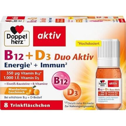 Stimule l’énergie – Doppelherz B12 + D3 Duo Active,