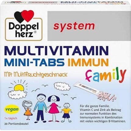 Soutient l’énergie et l’immunité – Doppelherz System Multivitamin,