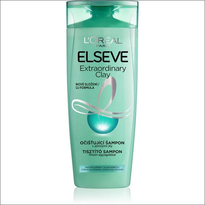 Oily scalp and greasy roots - L'Oréal Paris, Elseve Extraordinary Clay 400 ml