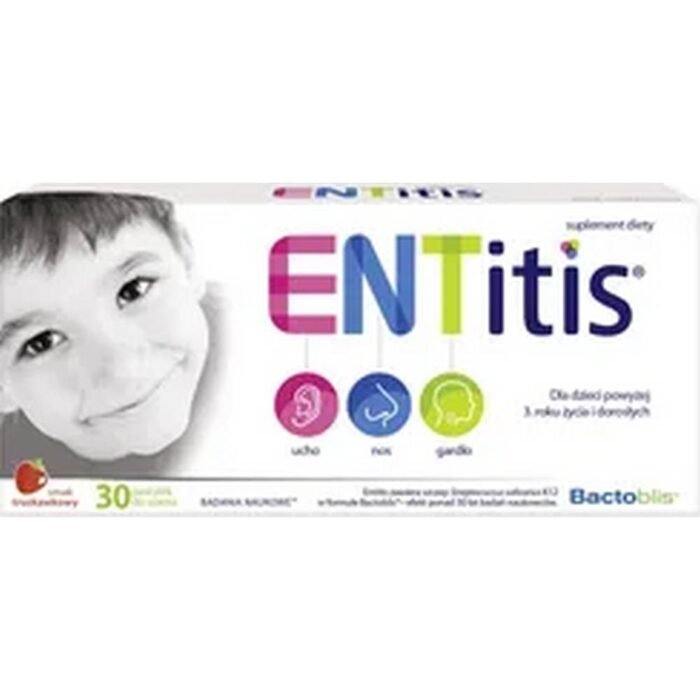 Раздражение горла – ENTitis lozenges, strawberry flavor,