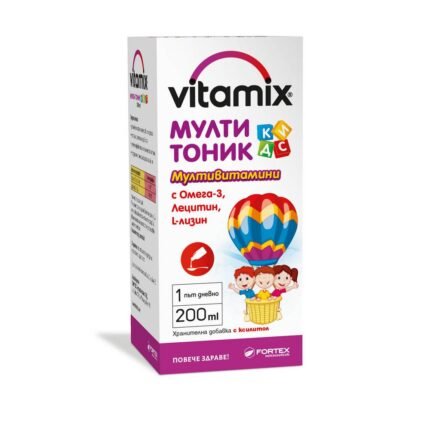 Поддержка иммунной системы у детей — FORTEX VITAMIX MULTITONIK KIDS 200,
