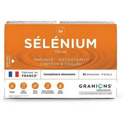 Immunité affaiblie – Granions Selenium 150 µg,