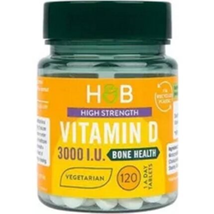 Soutient la santé immunitaire – Holland & Barrett High Strength Vitamin D 3000IU,