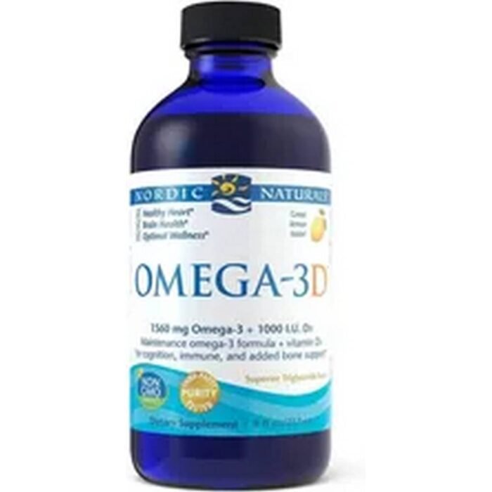 Apoya la salud del corazón y el cerebro - Nordic Naturals Omega-3 Epa Dha with Vitamin D3,